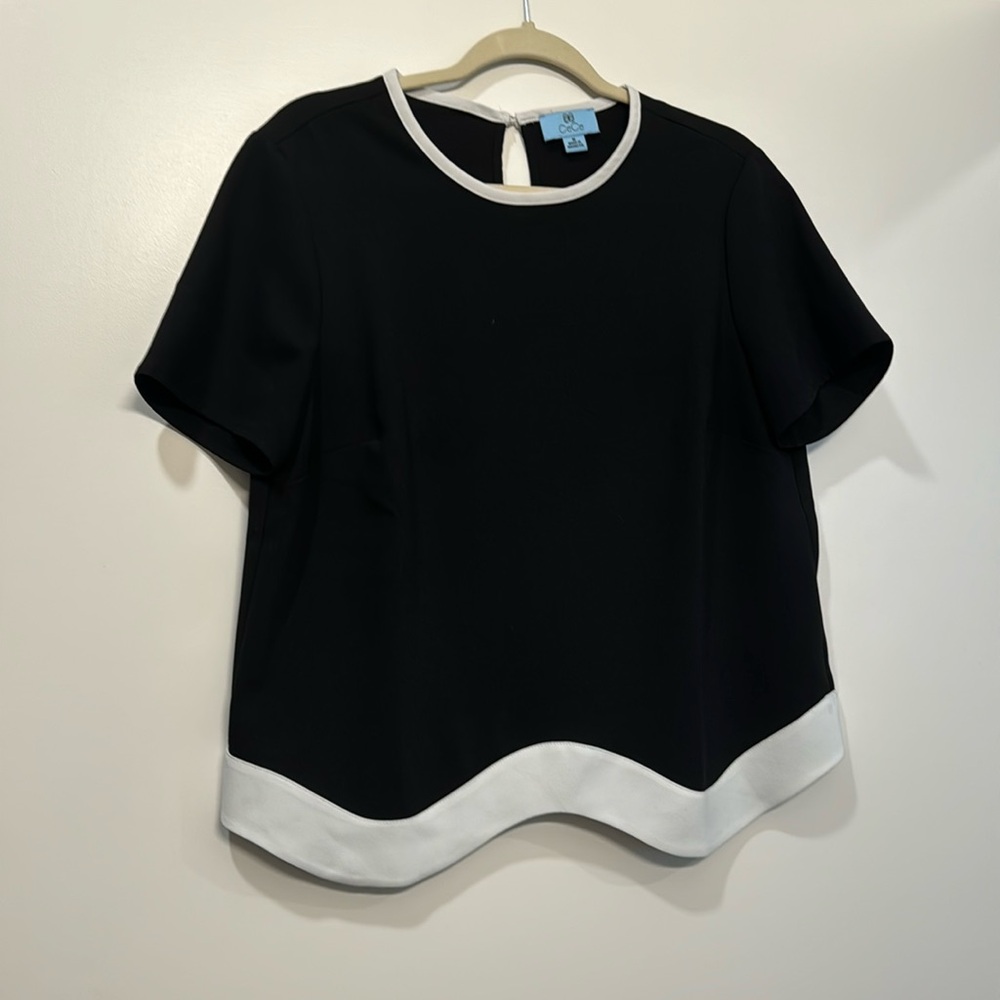 COPY - Cece black and white shirt